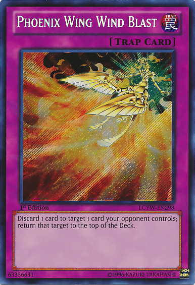 Phoenix Wing Wind Blast [LCYW-EN298] Secret Rare | Gear Gaming Fayetteville