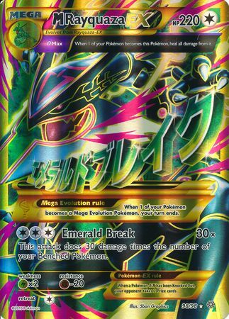 M Rayquaza EX (98/98) (Jumbo Card) [XY: Ancient Origins] | Gear Gaming Fayetteville