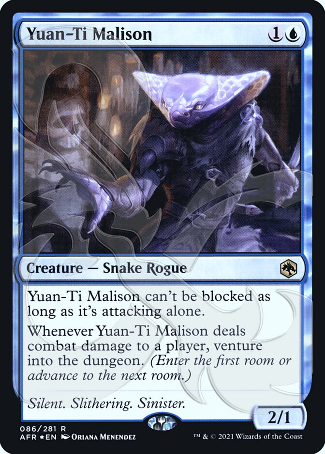 Yuan-Ti Malison (Ampersand Promo) [Dungeons & Dragons: Adventures in the Forgotten Realms Promos] | Gear Gaming Fayetteville