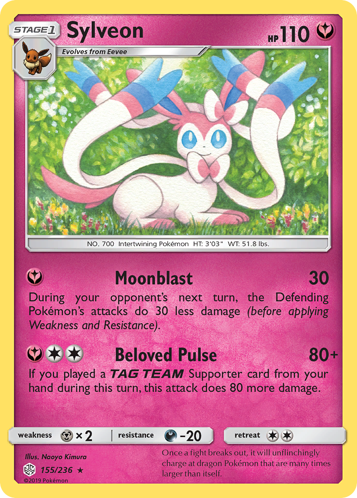 Sylveon (155/236) [Sun & Moon: Cosmic Eclipse] | Gear Gaming Fayetteville