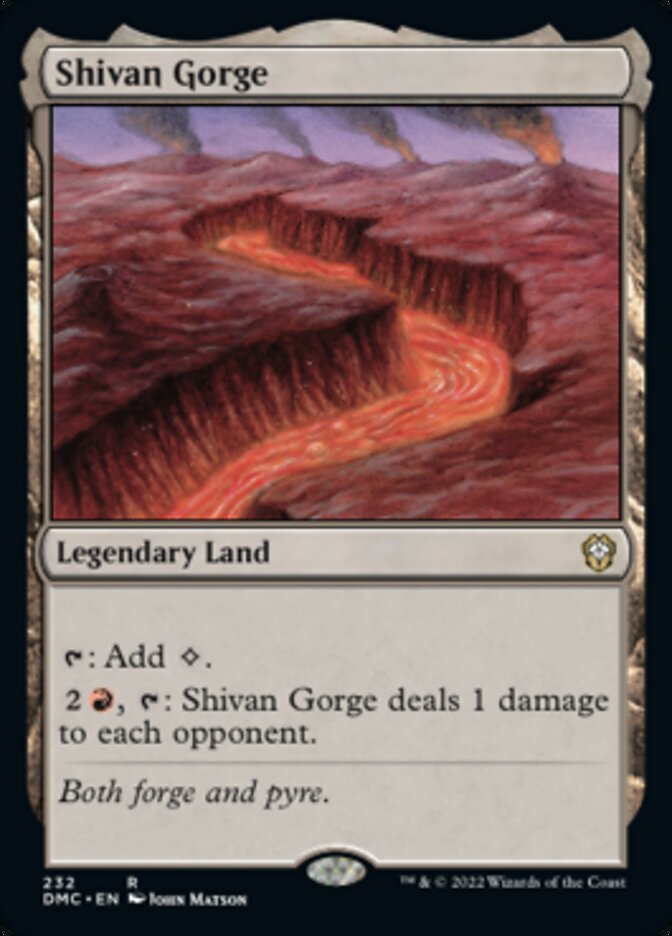 Shivan Gorge [Dominaria United Commander] | Gear Gaming Fayetteville