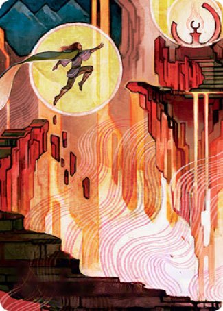 Thrill of Possibility Art Card [Strixhaven: School of Mages Art Series] | Gear Gaming Fayetteville