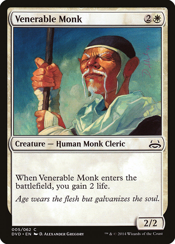 Venerable Monk (Divine vs. Demonic) [Duel Decks Anthology] | Gear Gaming Fayetteville