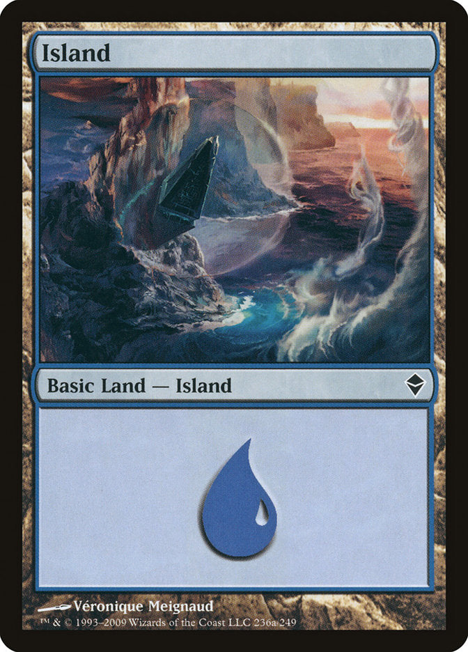 Island (236a) [Zendikar] | Gear Gaming Fayetteville