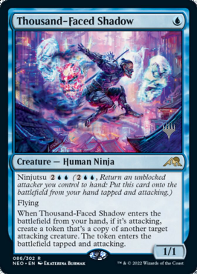 Thousand-Faced Shadow (Promo Pack) [Kamigawa: Neon Dynasty Promos] | Gear Gaming Fayetteville