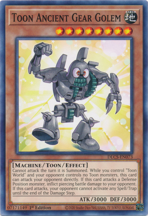 Toon Ancient Gear Golem [DLCS-EN073] Common | Gear Gaming Fayetteville