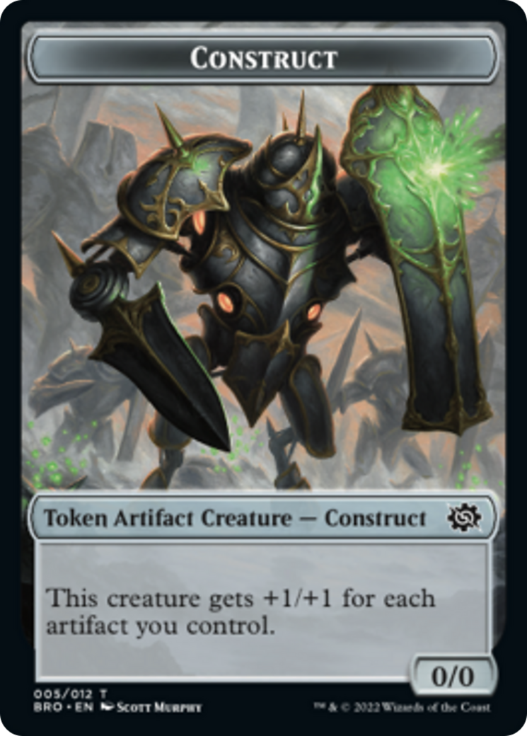 Construct Token (005) [The Brothers' War Tokens] | Gear Gaming Fayetteville