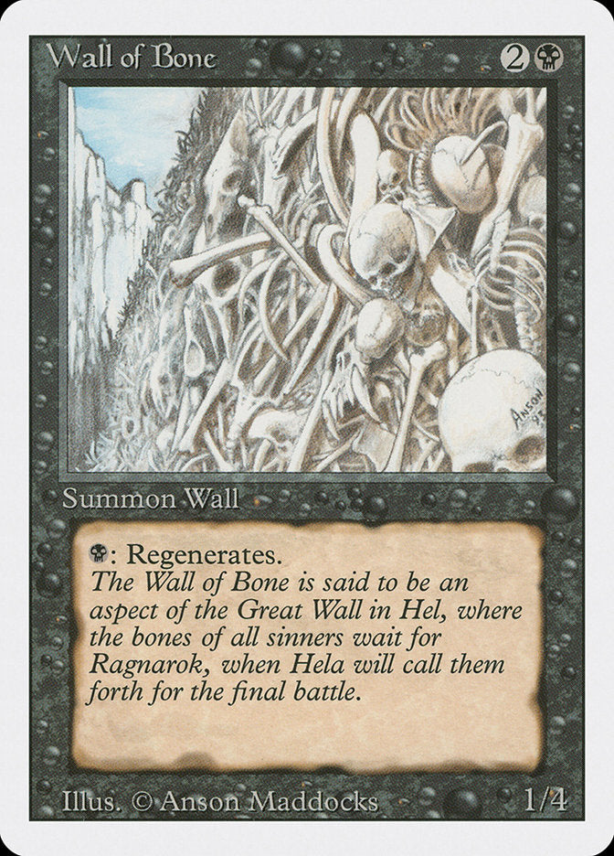 Wall of Bone [Revised Edition] | Gear Gaming Fayetteville