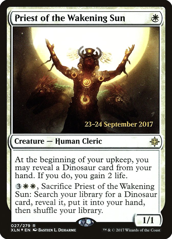 Priest of the Wakening Sun [Ixalan Prerelease Promos] | Gear Gaming Fayetteville