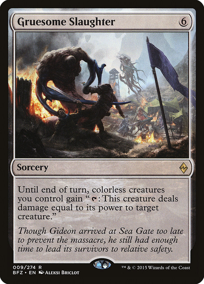Gruesome Slaughter [Battle for Zendikar] | Gear Gaming Fayetteville