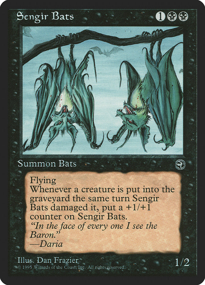 Sengir Bats (Daria Flavor Text) [Homelands] | Gear Gaming Fayetteville