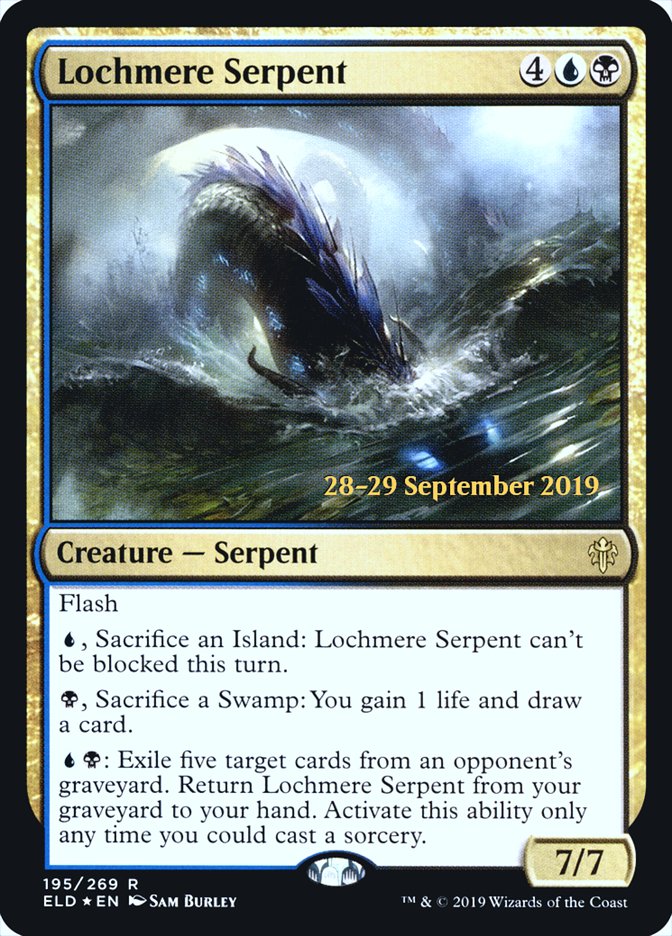 Lochmere Serpent [Throne of Eldraine Prerelease Promos] | Gear Gaming Fayetteville