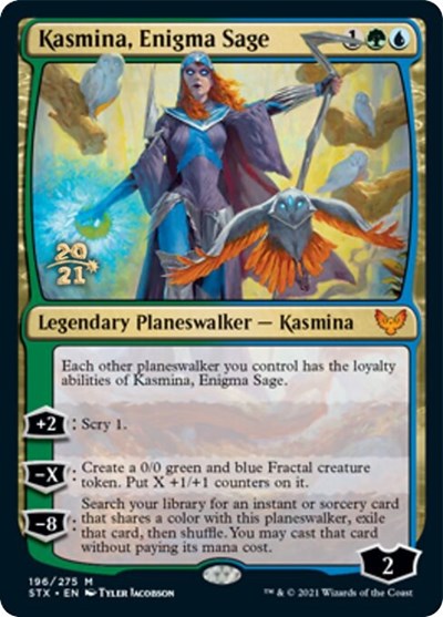 Kasmina, Enigma Sage [Strixhaven: School of Mages Prerelease Promos] | Gear Gaming Fayetteville