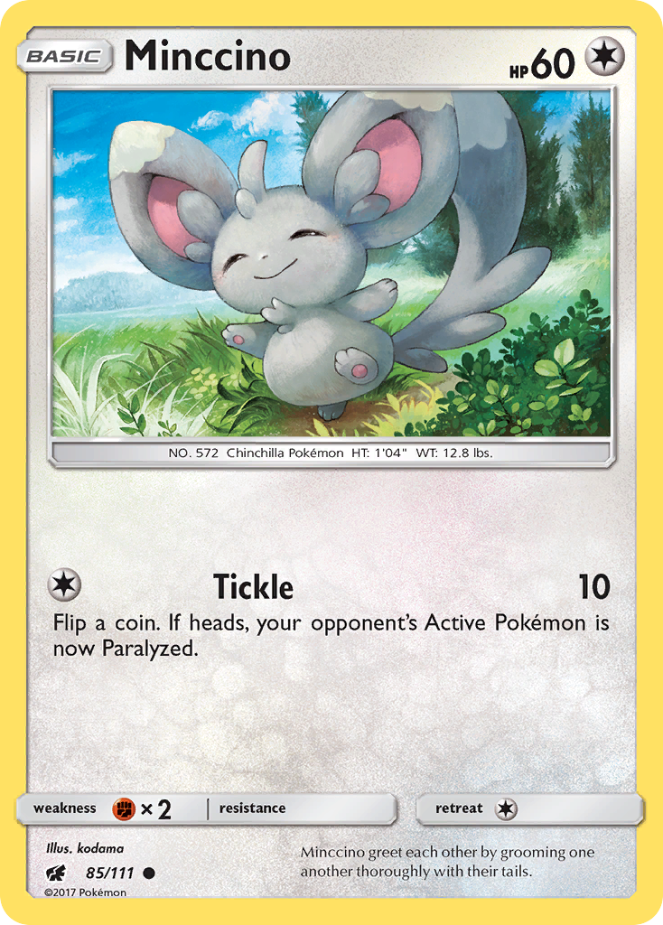 Minccino (85/111) [Sun & Moon: Crimson Invasion] | Gear Gaming Fayetteville