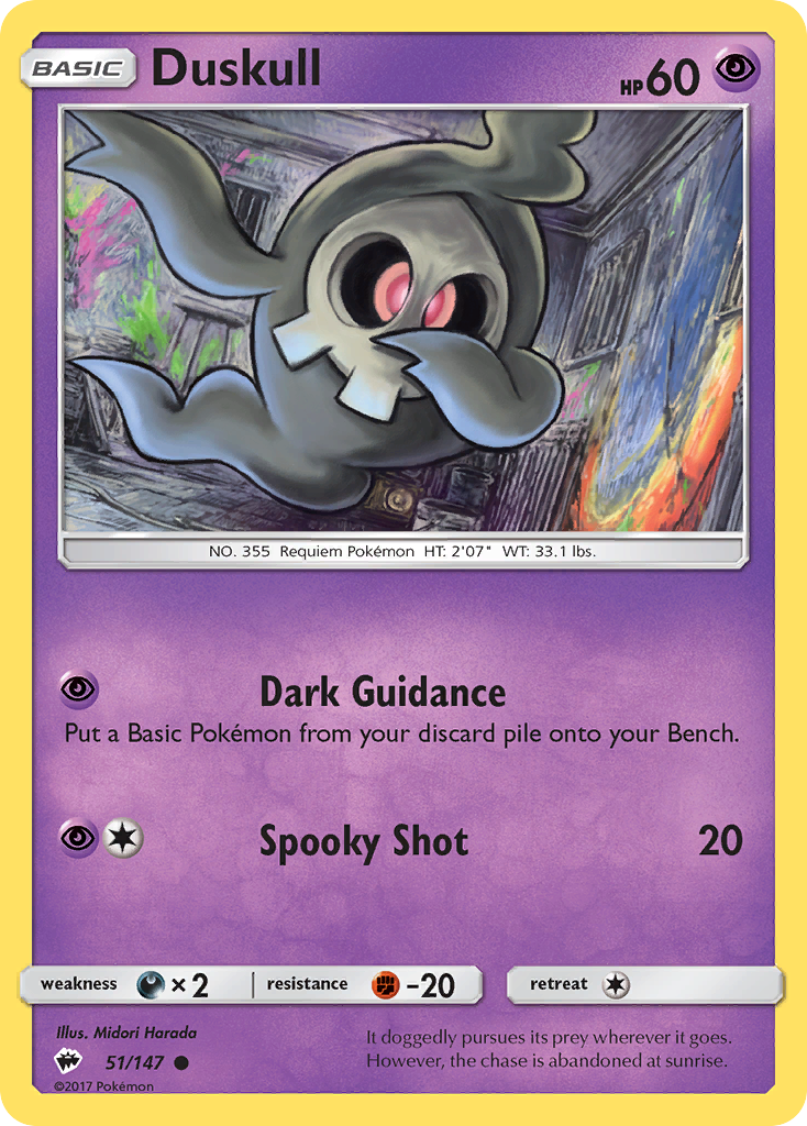 Duskull (51/147) [Sun & Moon: Burning Shadows] | Gear Gaming Fayetteville