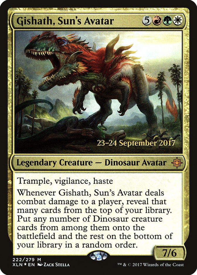 Gishath, Sun's Avatar [Ixalan Prerelease Promos] | Gear Gaming Fayetteville