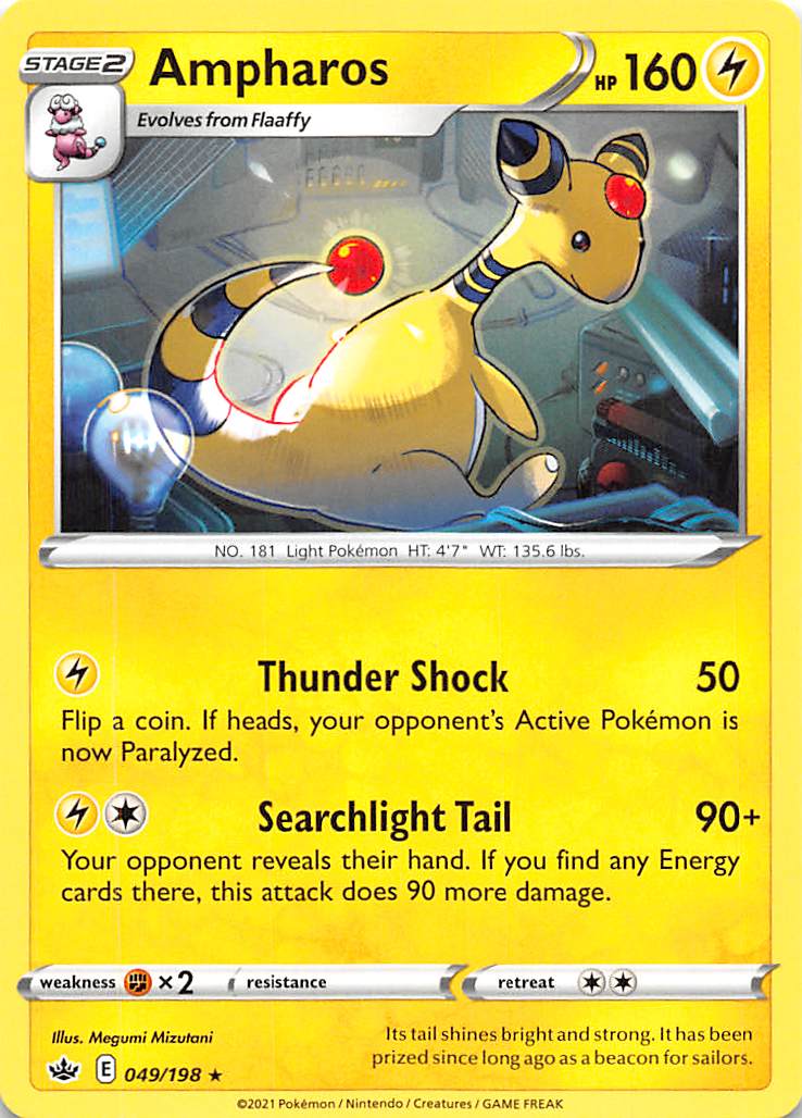 Ampharos (049/198) [Sword & Shield: Chilling Reign] | Gear Gaming Fayetteville