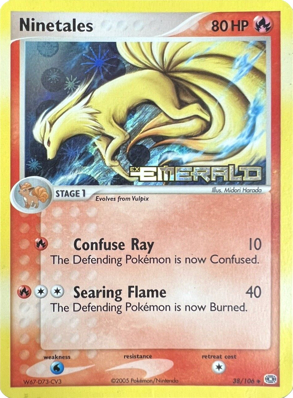 Ninetales (38/106) (Stamped) [EX: Emerald] | Gear Gaming Fayetteville