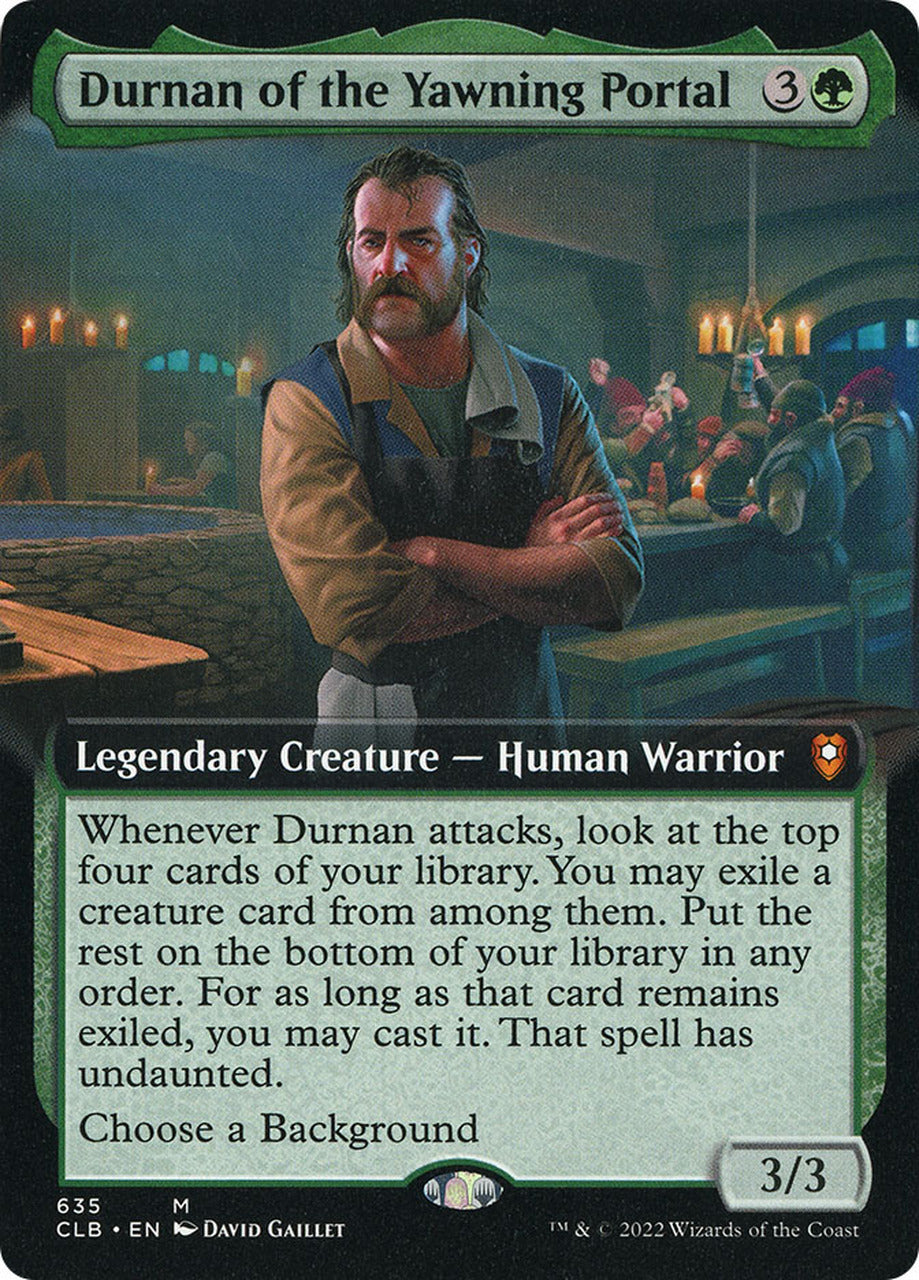 Durnan of the Yawning Portal (Extended Art) [Commander Legends: Battle for Baldur's Gate] | Gear Gaming Fayetteville