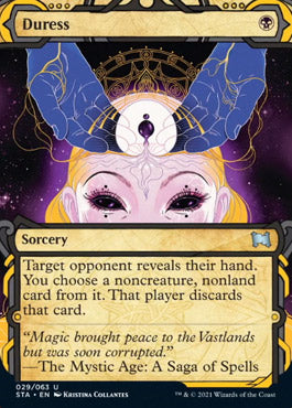 Duress (Foil Etched) [Strixhaven: School of Mages Mystical Archive] | Gear Gaming Fayetteville