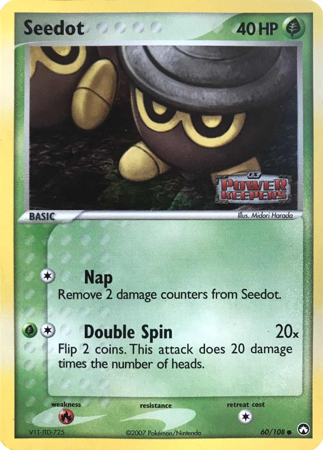 Seedot (60/108) (Stamped) [EX: Power Keepers] | Gear Gaming Fayetteville