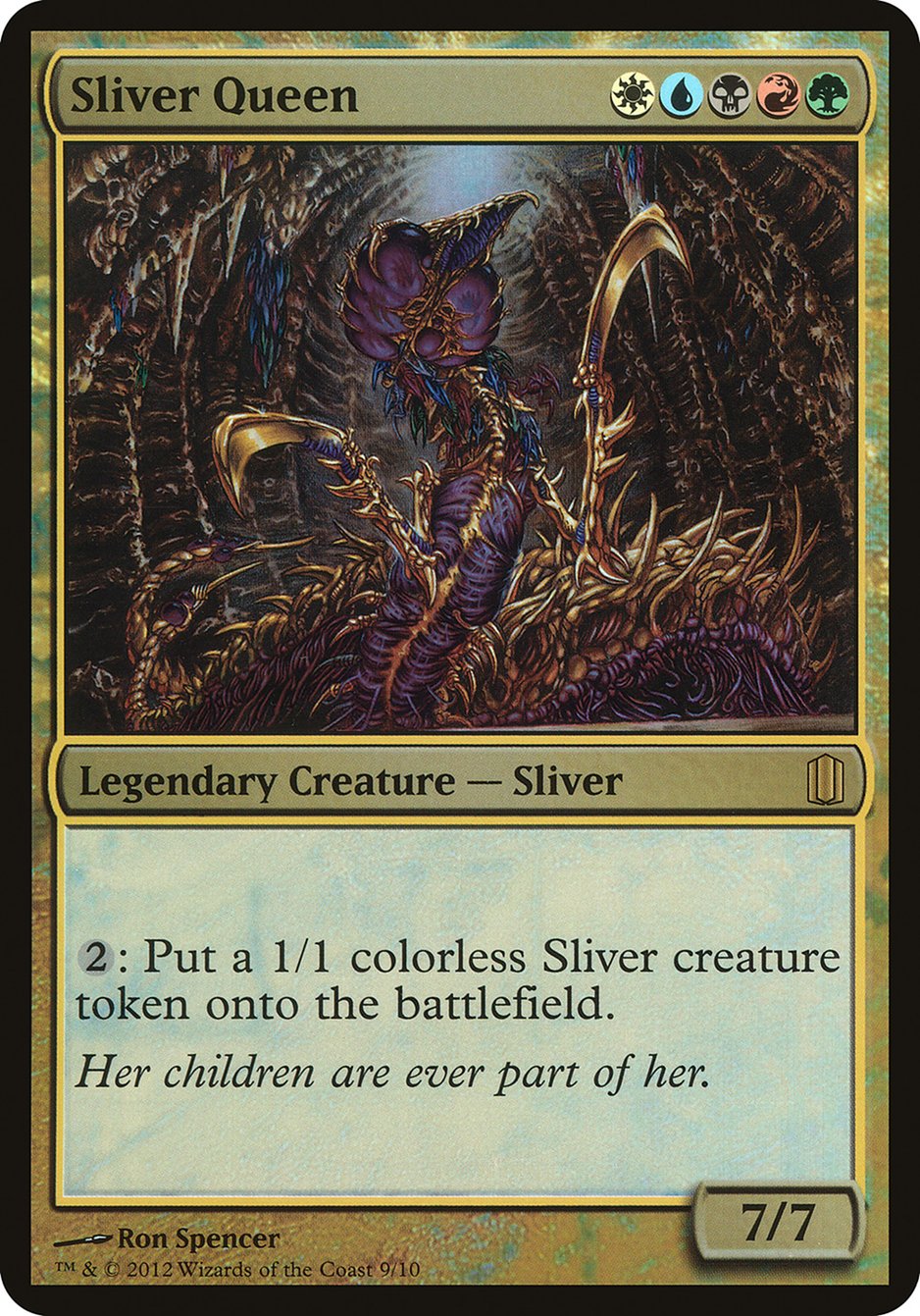 Sliver Queen (Oversized) [Commander's Arsenal Oversized] | Gear Gaming Fayetteville