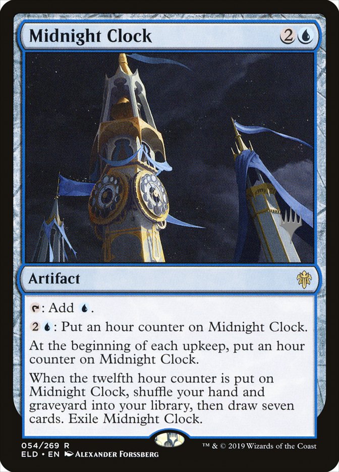 Midnight Clock (Promo Pack) [Throne of Eldraine Promos] | Gear Gaming Fayetteville