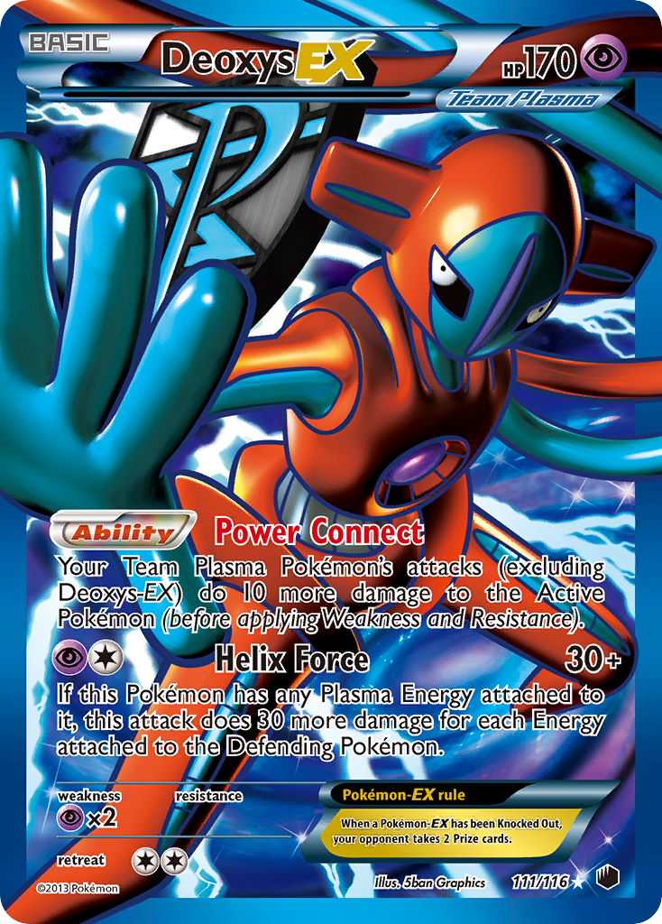 Deoxys EX (111/116) [Black & White: Plasma Freeze] | Gear Gaming Fayetteville