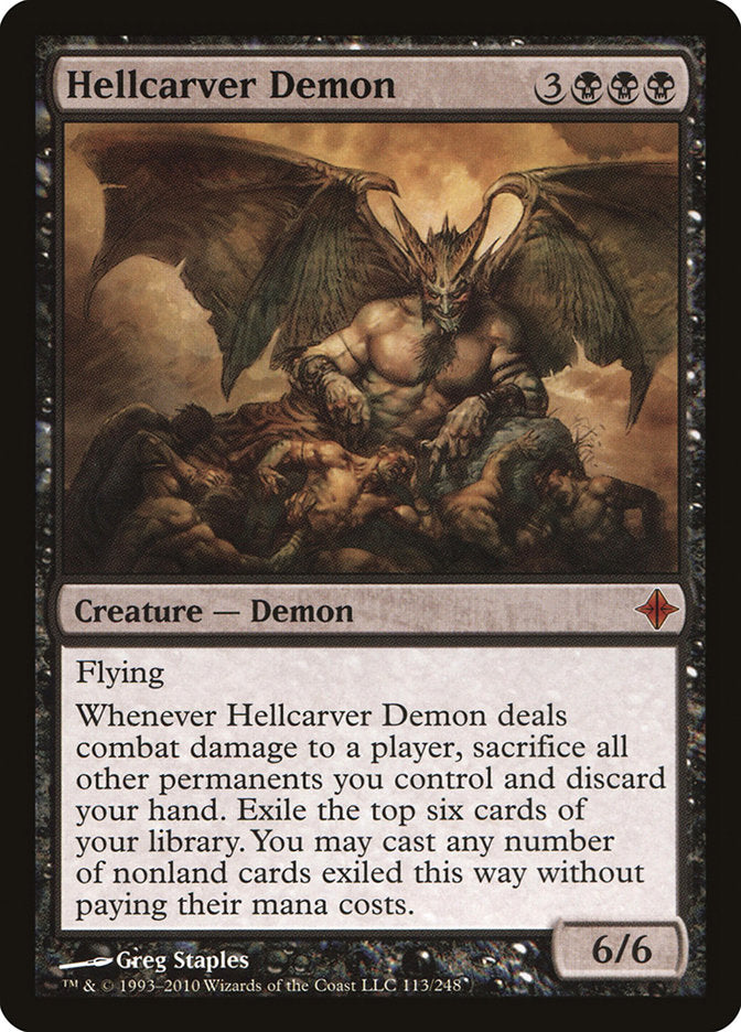 Hellcarver Demon [Rise of the Eldrazi] | Gear Gaming Fayetteville