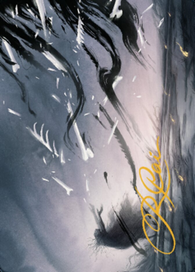 Shadow Prophecy Art Card (Gold-Stamped Signature) [Dominaria United Art Series] | Gear Gaming Fayetteville