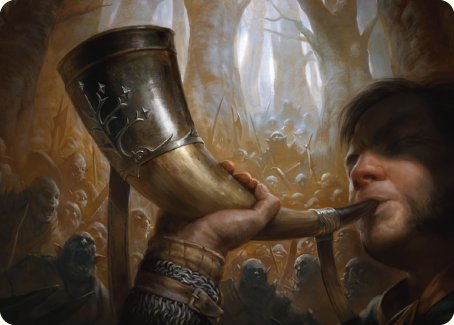 Horn of Gondor Art Card [The Lord of the Rings: Tales of Middle-earth Art Series] | Gear Gaming Fayetteville