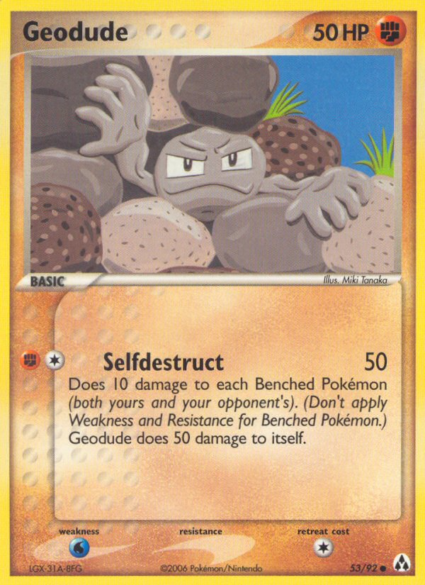 Geodude (53/92) [EX: Legend Maker] | Gear Gaming Fayetteville