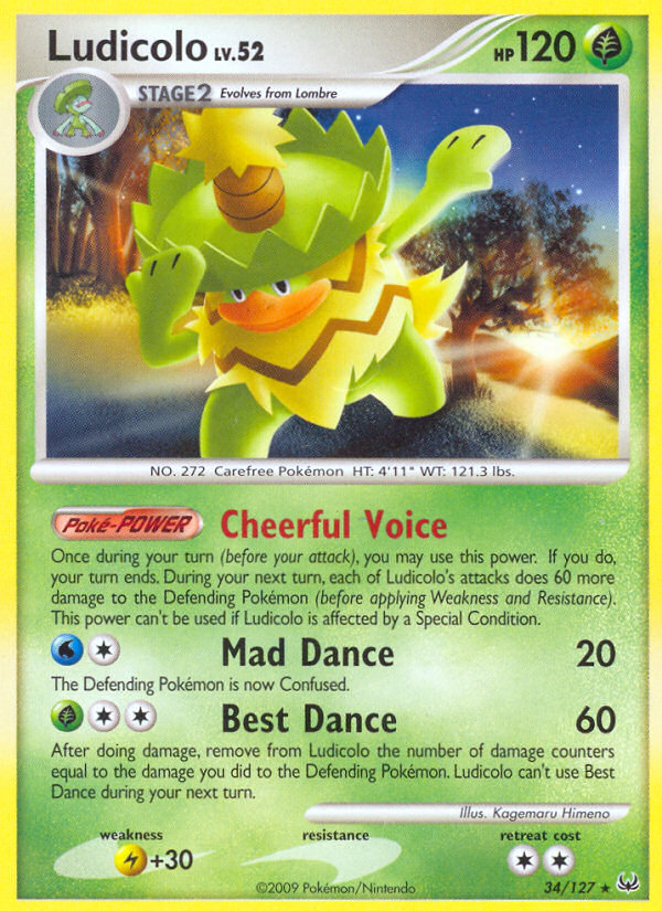 Ludicolo (34/127) [Platinum: Base Set] | Gear Gaming Fayetteville