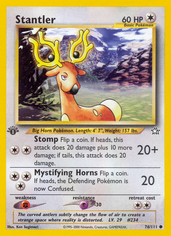 Stantler (76/111) [Neo Genesis 1st Edition] | Gear Gaming Fayetteville