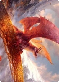 Goldspan Dragon Art Card [Kaldheim Art Series] | Gear Gaming Fayetteville