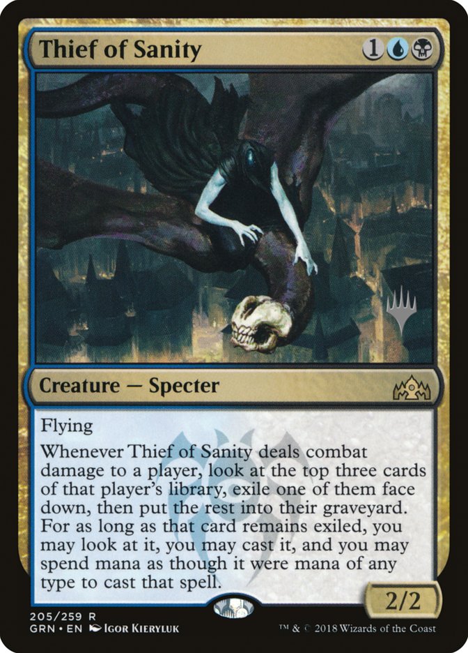 Thief of Sanity (Promo Pack) [Guilds of Ravnica Promos] | Gear Gaming Fayetteville