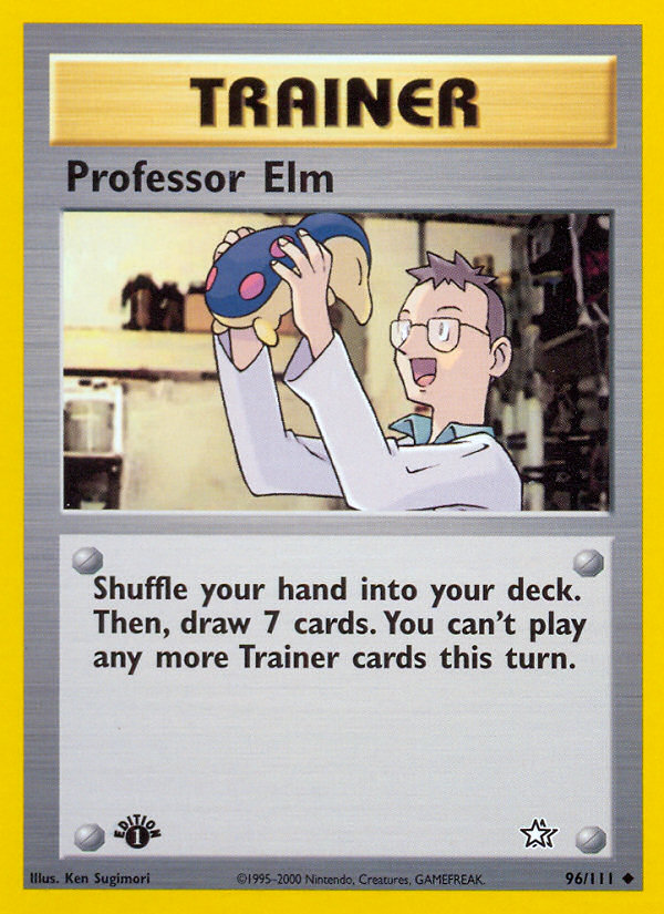 Professor Elm (96/111) [Neo Genesis 1st Edition] | Gear Gaming Fayetteville