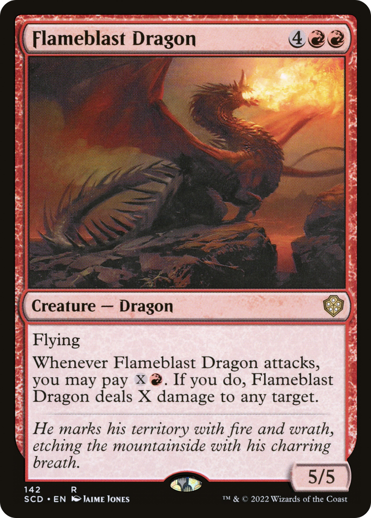 Flameblast Dragon [Starter Commander Decks] | Gear Gaming Fayetteville