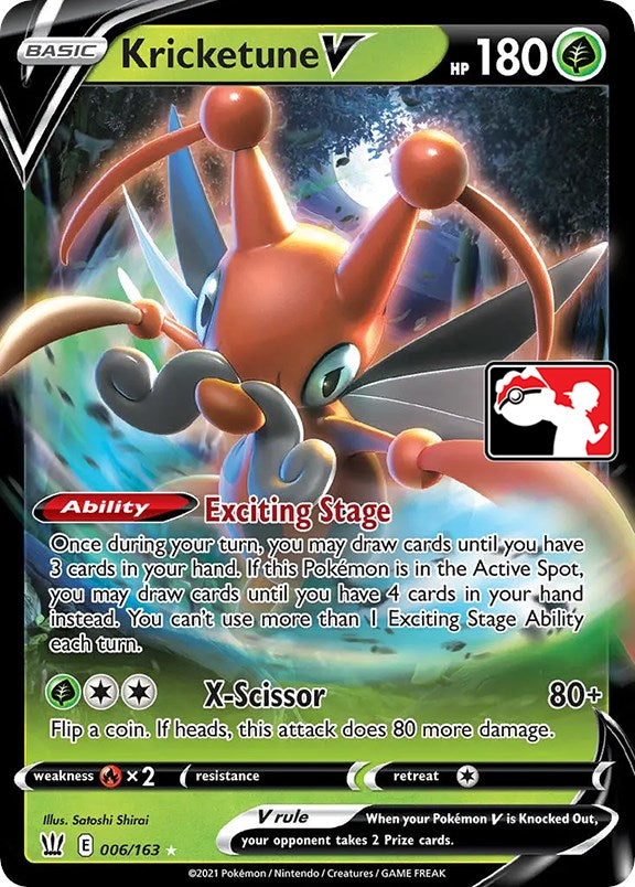 Kricketune V (006/163) [Prize Pack Series One] | Gear Gaming Fayetteville