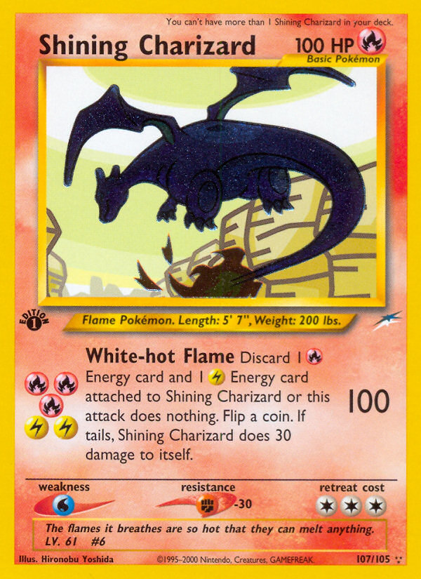 Shining Charizard (107/105) [Neo Destiny 1st Edition] | Gear Gaming Fayetteville