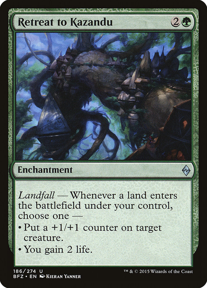 Retreat to Kazandu [Battle for Zendikar] | Gear Gaming Fayetteville