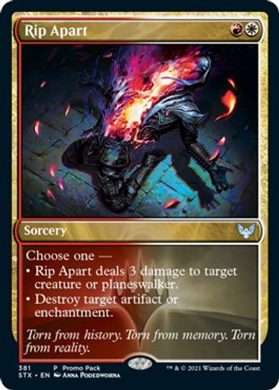 Rip Apart (Promo Pack) [Strixhaven: School of Mages Promos] | Gear Gaming Fayetteville