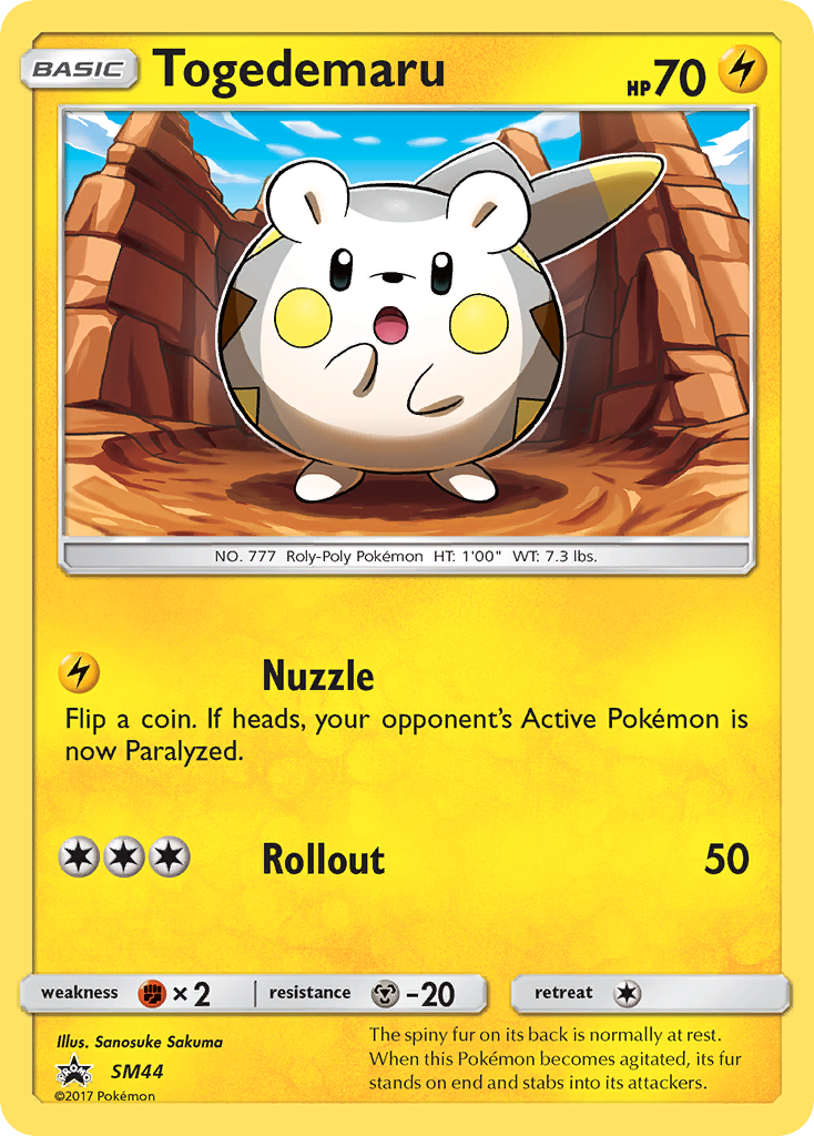 Togedemaru (SM44) [Sun & Moon: Black Star Promos] | Gear Gaming Fayetteville