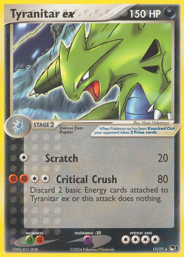 Tyranitar ex (17/17) [POP Series 1] | Gear Gaming Fayetteville