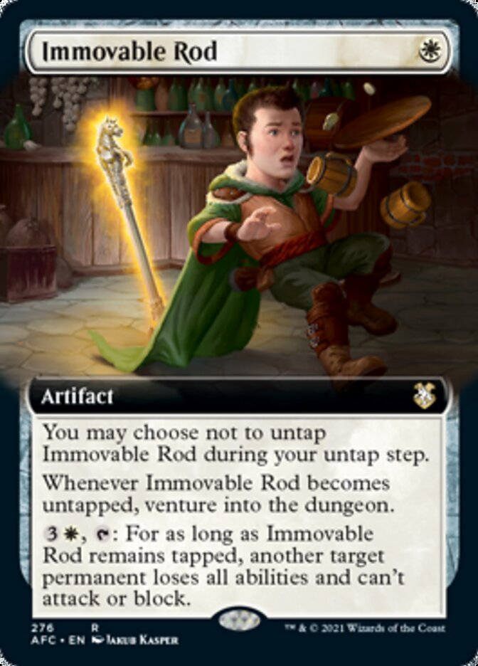 Immovable Rod (Extended Art) [Dungeons & Dragons: Adventures in the Forgotten Realms Commander] | Gear Gaming Fayetteville