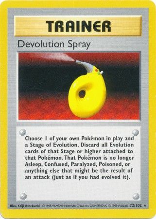 Devolution Spray (72/102) [Base Set Shadowless Unlimited] | Gear Gaming Fayetteville