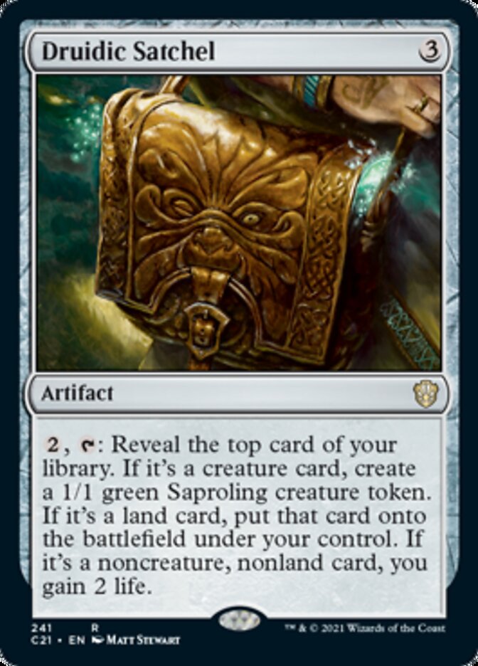 Druidic Satchel [Commander 2021] | Gear Gaming Fayetteville