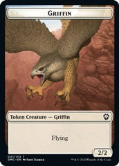 Zombie Knight // Griffin Double-Sided Token [Dominaria United Commander Tokens] | Gear Gaming Fayetteville