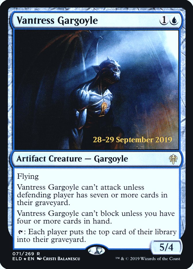 Vantress Gargoyle [Throne of Eldraine Prerelease Promos] | Gear Gaming Fayetteville