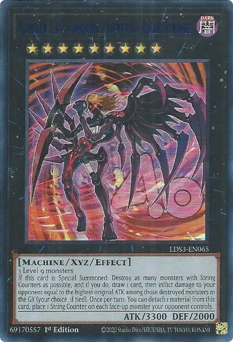 Number C40: Gimmick Puppet of Dark Strings (Blue) [LDS3-EN065] Ultra Rare | Gear Gaming Fayetteville